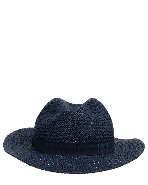Emporio Armani Blue Swimwear Hat for men