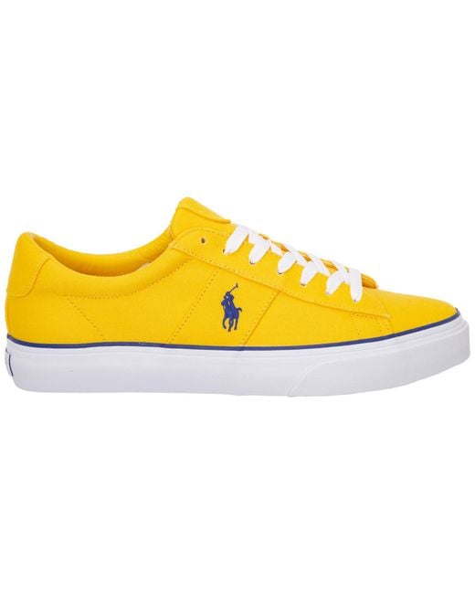 Polo Ralph Lauren Shoes Cotton Trainers Sneakers in Yellow for Men | Lyst  Australia