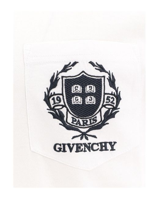 Givenchy White T-shirt for men