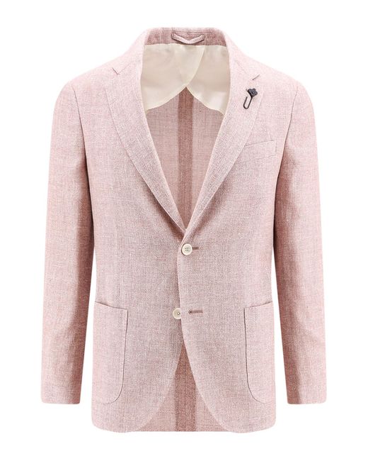 Lardini Pink Blazer for men