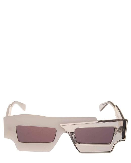 Kuboraum White Sunglasses Maske X12 Whs 2grey