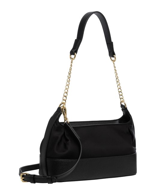 Love Moschino Black Logo Print Shoulder Bag