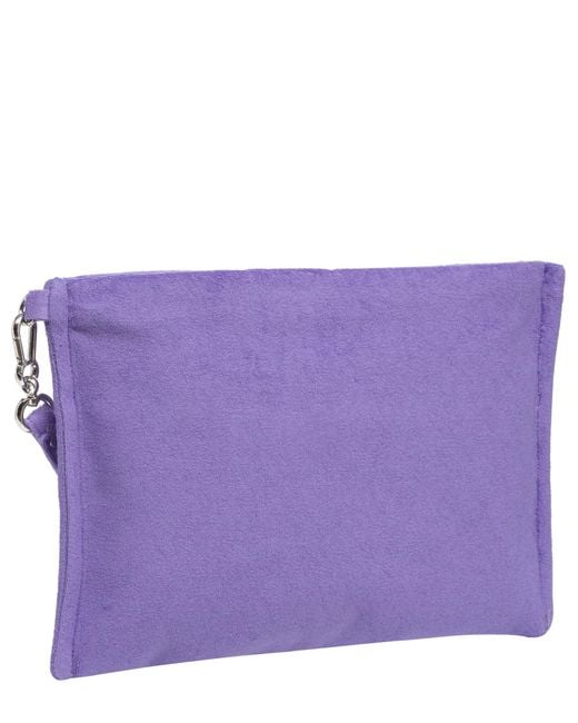 Juicy Couture Purple Iris Towelling Pouch