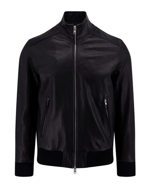 DFOUR® Leather Jackets in Black for Men | Lyst