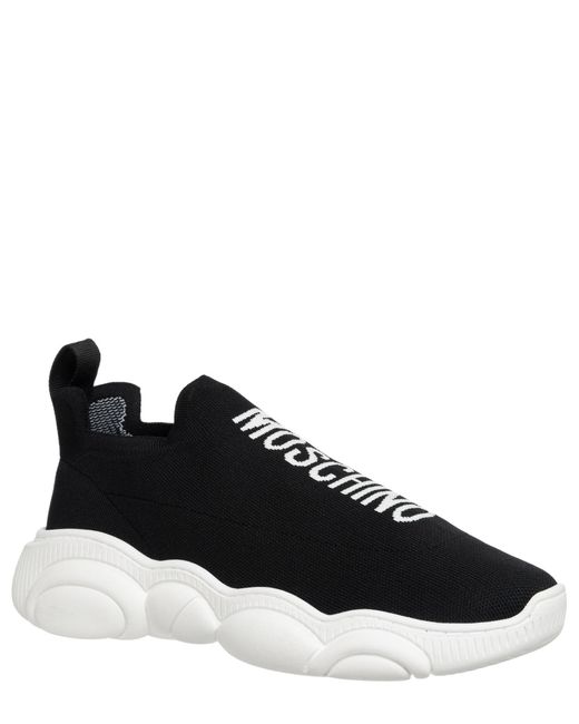 Moschino Black Teddy Bear Sneakers for men