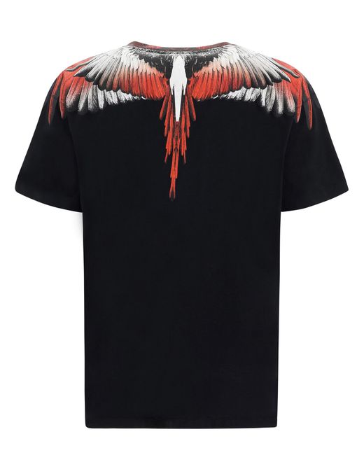 T-shirt icon wings di Marcelo Burlon in Black da Uomo