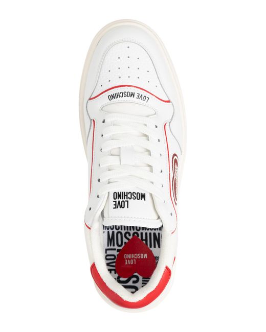 Sneakers bold love di Love Moschino in White