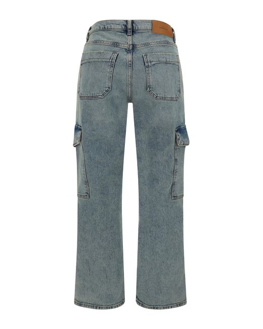 7 For All Mankind Blue Logan Frost Jeans