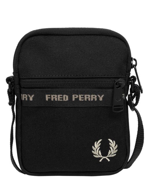 Fred Perry Black Crossbody Bag for men