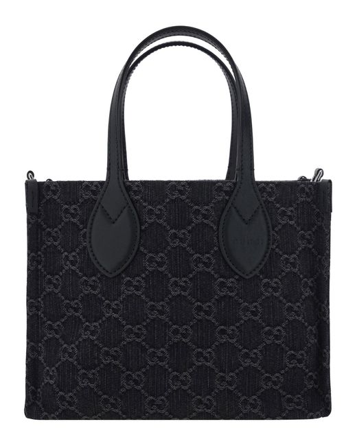 Gucci Black GG Marmont Tote Bag