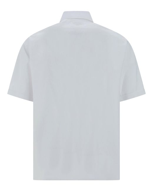 Camicia maniche corte di Fendi in White da Uomo