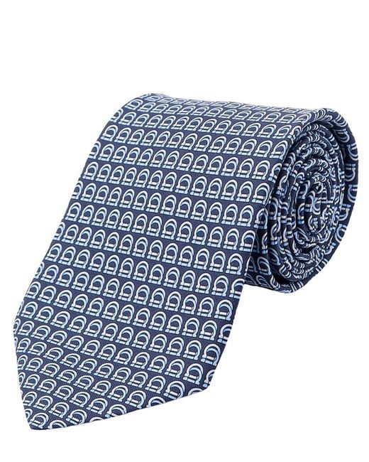 Cravatta di Ferragamo in Blue da Uomo