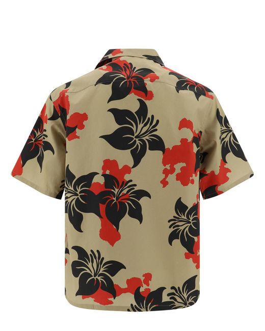 Prada Natural Short Sleeve Shirt for men