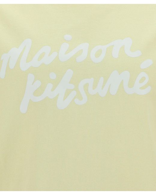 T-shirt di Maison Kitsuné in Green da Uomo