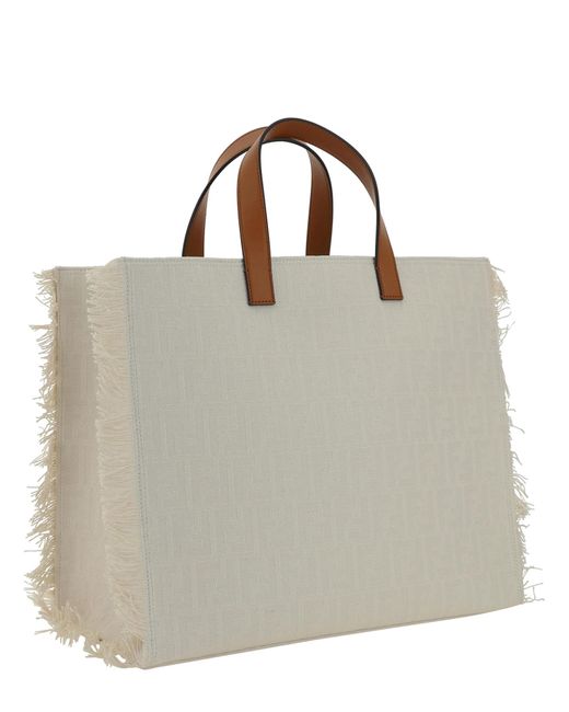 Fendi Natural Tote Bag for men