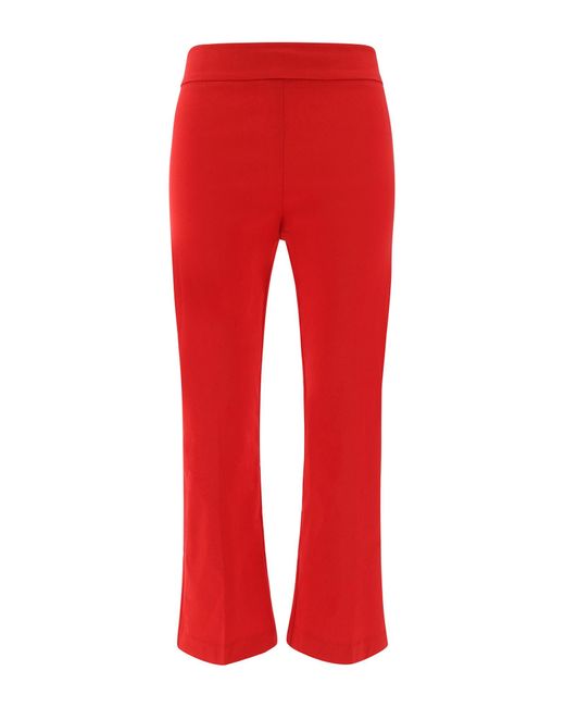 Avenue Montaigne Red Trousers
