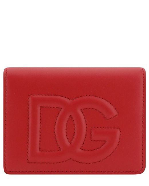 Dolce & Gabbana Red Dg Wallet