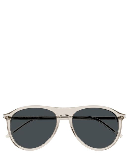 Saint Laurent Metallic Sunglasses Sl 667
