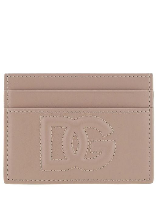 Dolce & Gabbana Brown Dg Credit Card Holder