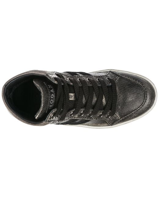 sneakers alte in pelle MONO leather high top sneakers