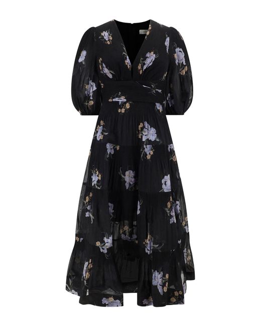 Zimmermann Black Midi Dress