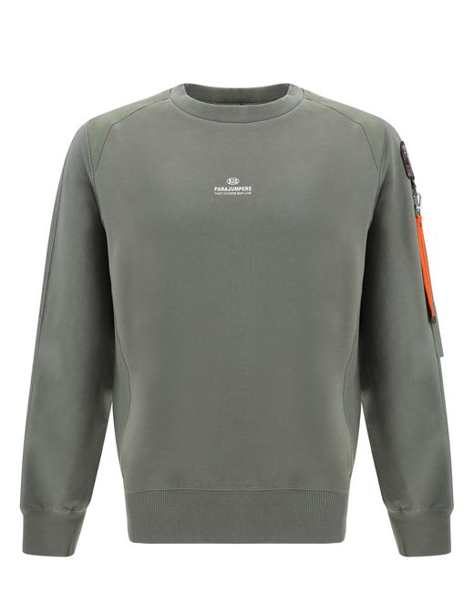 Parajumpers Gray Sabre Sweatshirt for men