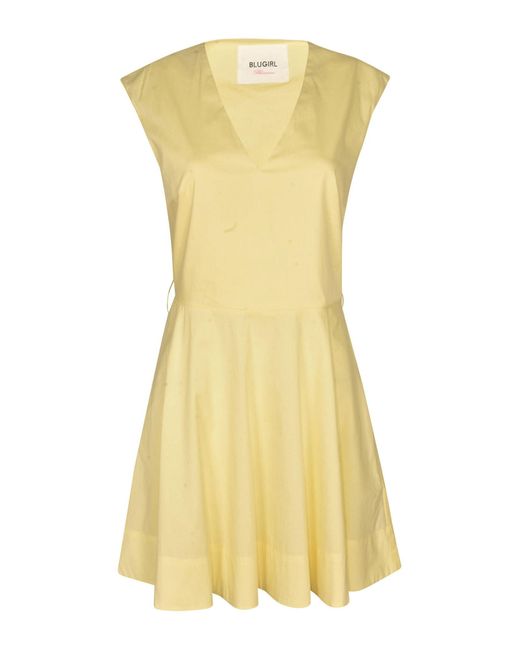 Blugirl Blumarine Yellow Mini Dress