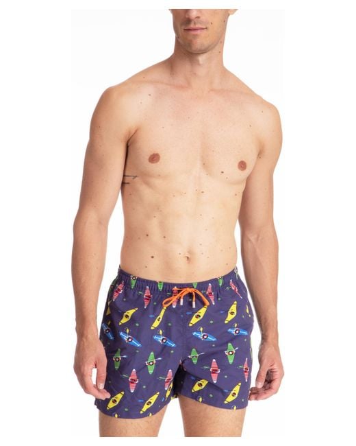 Gallo Blue Swim Shorts for men