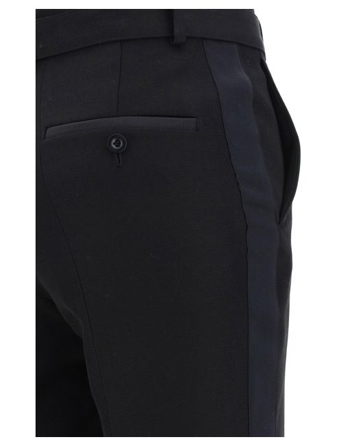 Pantaloni double-faced di Sacai in Black