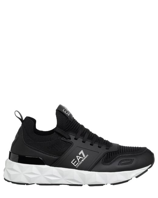 EA7 Black C2 Kombact Sneakers for men