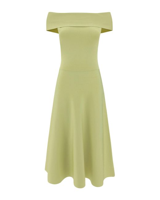 Fabiana Filippi Green Midi Dress