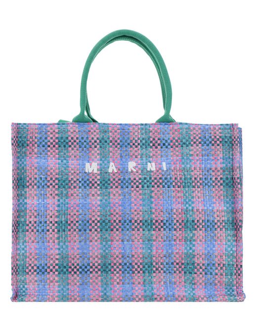 Marni Blue Tote Bag for men