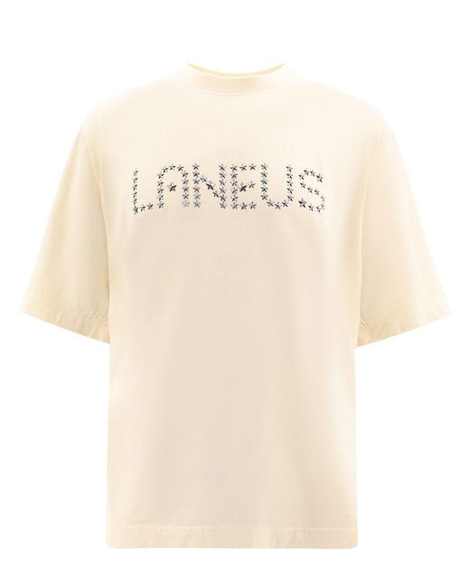 T-shirt di Laneus in Natural da Uomo