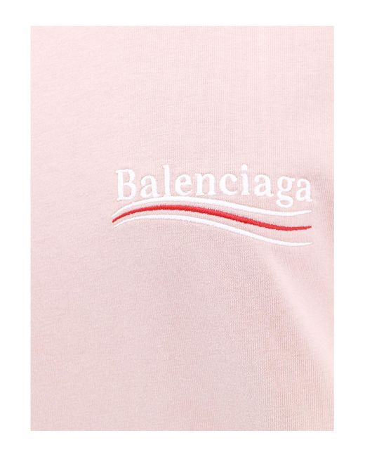 T-shirt di Balenciaga in Pink