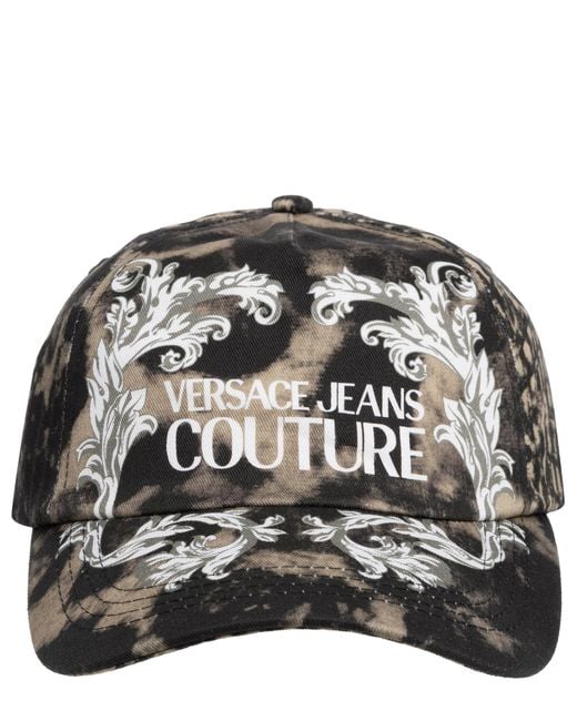 Versace Black Animalier Hat for men