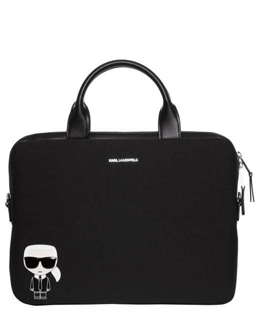 Karl Lagerfeld Black K/ikonik Handbag