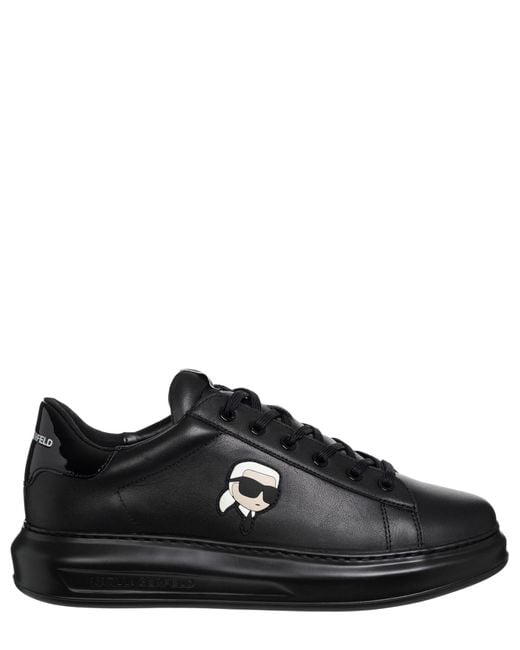 Karl Lagerfeld Black K/ikonik Kapri Sneakers for men