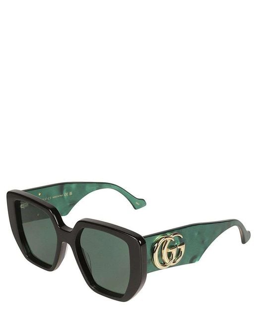 Occhiali da sole gg0956s di Gucci in Green