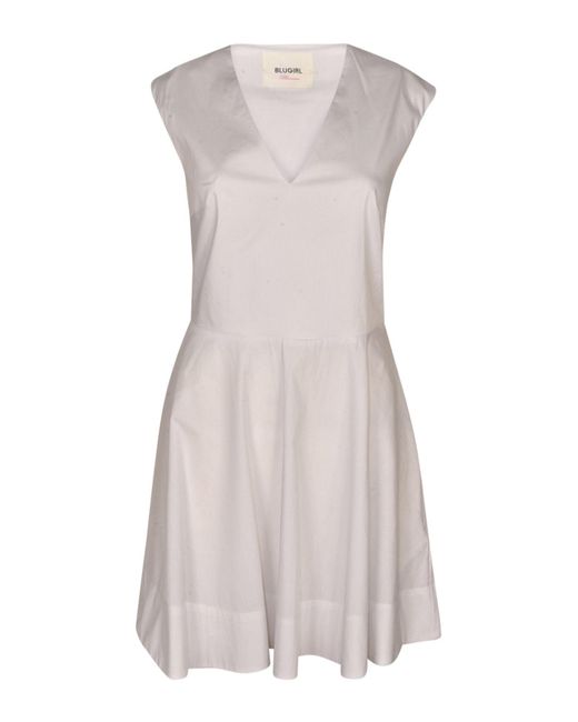 Blugirl Blumarine White Mini Dress