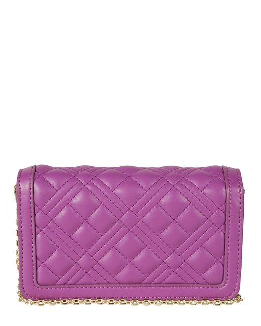 Love Moschino Purple Crossbody Bag