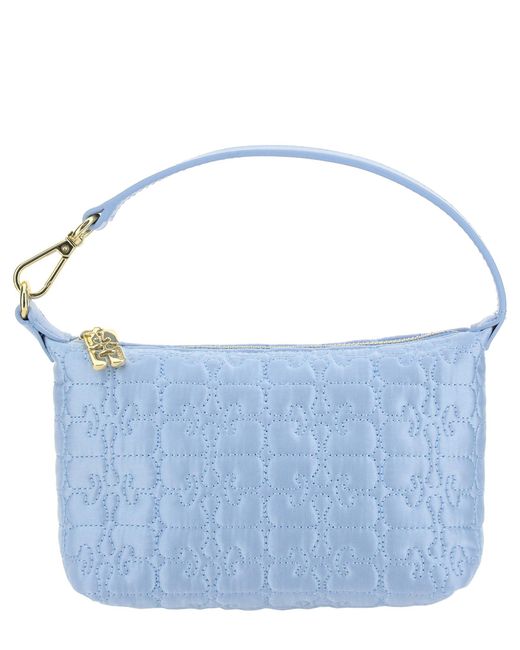 Ganni Blue Butterfly Handbag