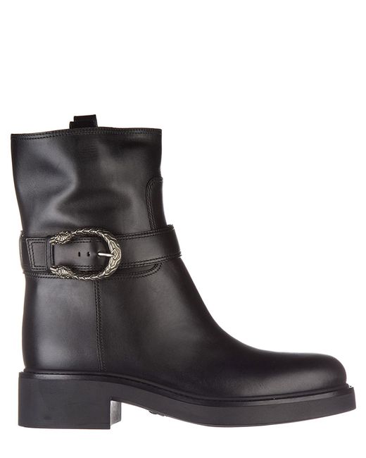 Gucci Lifford Ankle Boots in Black | Lyst