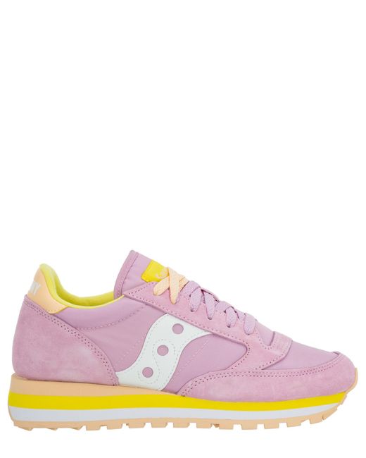 Saucony Leather Jazz Triple Sneakers in Pink - Yellow (Pink) - Save 60% |  Lyst