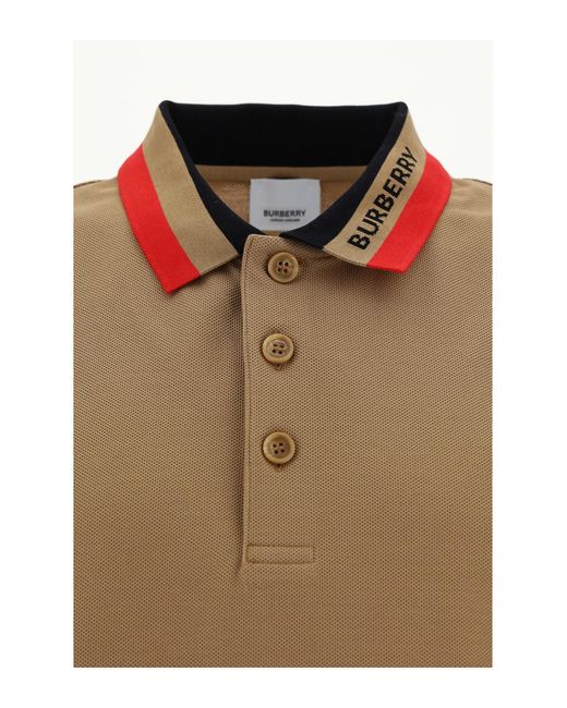 Burberry Brown Edney Polo Shirt for men