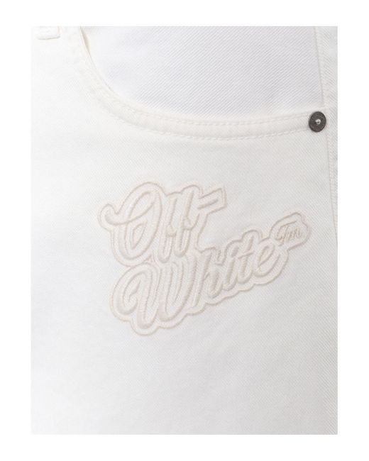 Pantaloni di Off-White c/o Virgil Abloh in White da Uomo