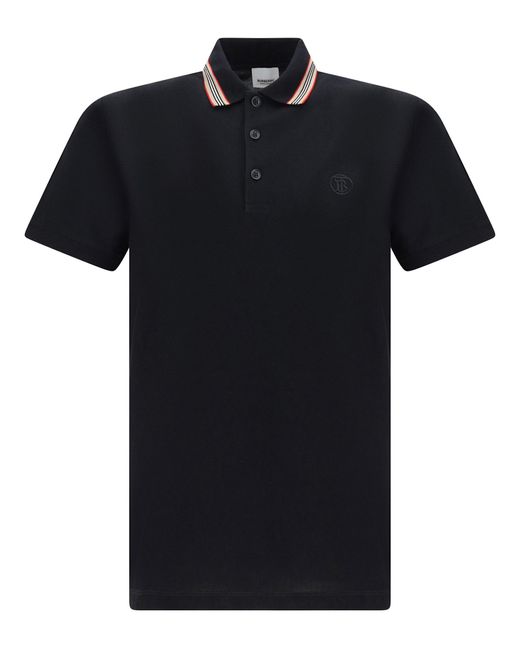 Burberry Black Pierson Polo Shirt for men