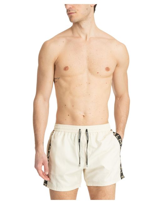 Balmain White Swim Shorts for men