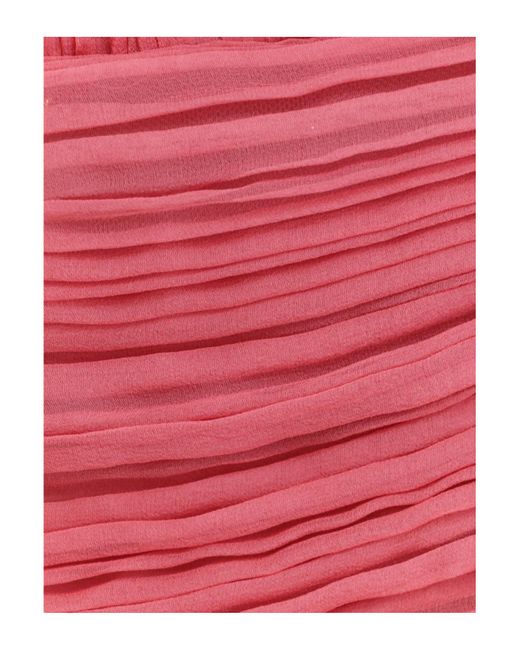 Alberta Ferretti Pink Midi Dresses