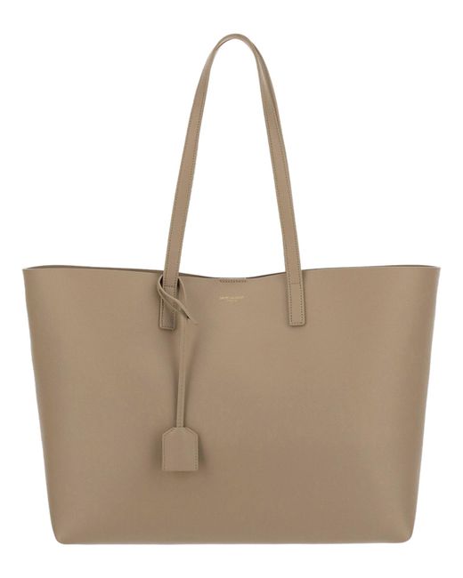 Saint Laurent Tote Bag in Natural Lyst UK