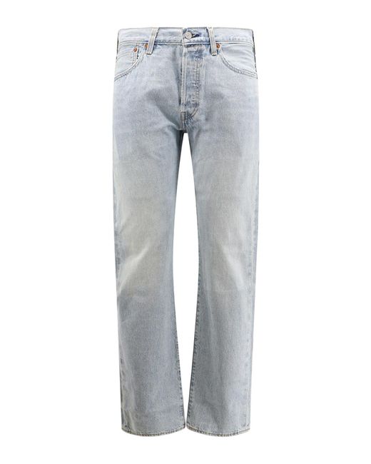 Levi's Gray 501 Original Jeans for men